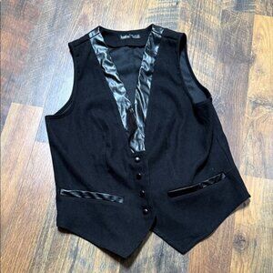 SHEIN Black Textured Vest